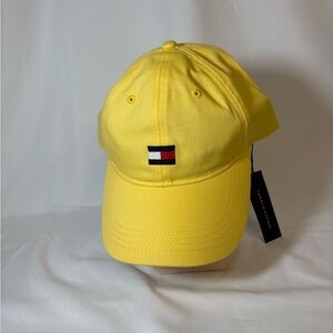 NWT Tommy Hilfiger Classic Flag Syle Yellow Adjustable Hat